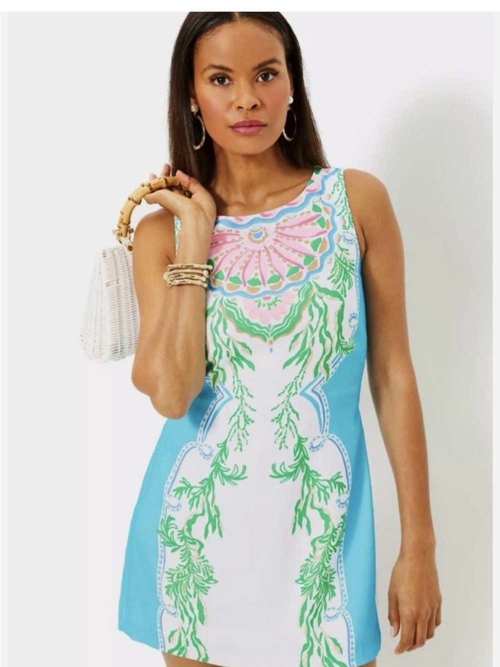 Lilly Pulitzer Donna Print Sleeveless Romper Multi Calypso Sun